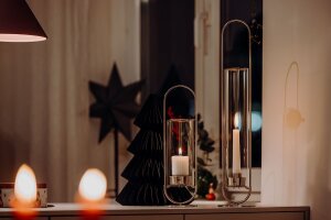 Oval Candle Windlicht