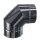 Edelstahlschornstein Winkel 90° mit Revisionstür DW 80 - 300 mm