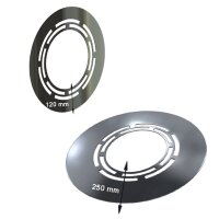 Edelstahlschornstein Decken- / Wandblende mit...