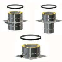 Edelstahlschornstein Grundplatten für...