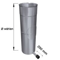 Edelstahlschornstein KPR+OK Prüföffnung...