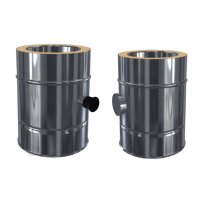 Edelstahlschornstein DW Längenelement 250 mm mit...