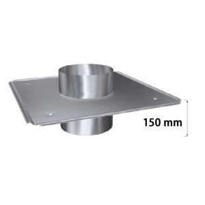 Edelstahl Schachtabdeckung DH einwandig DN 80 - 300 mm