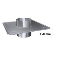 Edelstahl Schachtabdeckung DH einwandig DN 80 - 300 mm