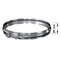 Edelstahlschornstein Klemmband schmal einwandig DN 80 -...