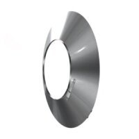 Edelstahlschornstein Wandblende einwandig DN 80 - 300 mm
