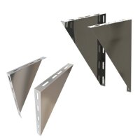 Wandkonsolblech für Edelstahlschornstein DW 80 - 300...