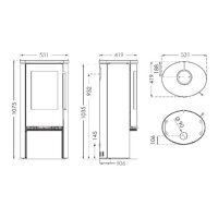 Termatech TT 21 RS-Grey Sandstein Grau 5 kW