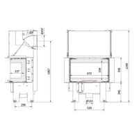 Kamineinsatz Fram 3/68/28