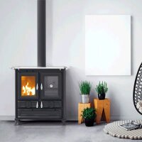 Thermorossi Klaretta Evo Küchenofen - 8,2 kW Stahl Anthrazitgrau