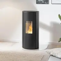 Pelletofen Rika Cosmo schwarz 6 kW