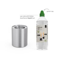 Bio-Burner mit Eco-Ring und Löschdeckel für