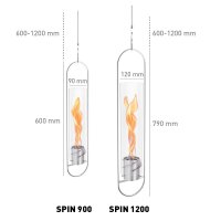 Höfats Spin 900 Hängefeuer silber