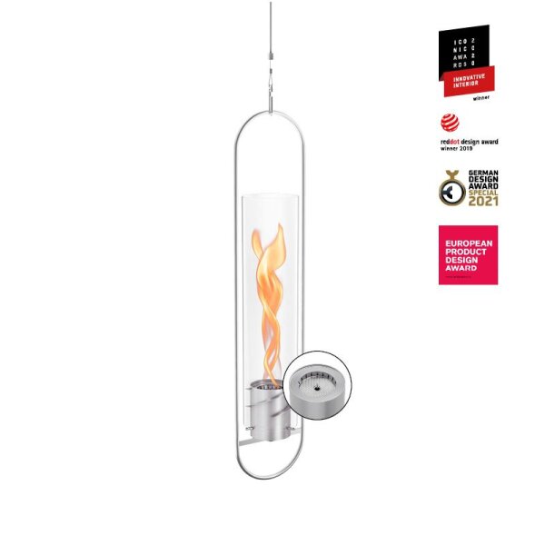 Höfats SPIN 1200 Hängefeuer silber