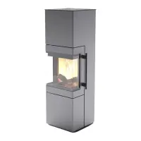 Kaminofen Cera Tenno – 3-seitig verglast, 6,5 kW, 4 Farben