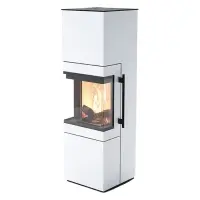 Kaminofen Cera Tenno – 3-seitig verglast, 6,5 kW, 4 Farben