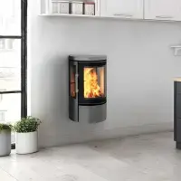 Kaminofen HWAM 2610C mit Seitenscheiben – verschiedene Ausführungen, Grau und Schwarz, 4,5 kW