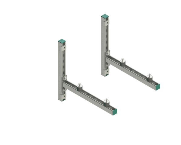 Walraven Schienenkonsolenset 38/40 500 - 800 mm