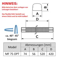 flexibles Rohr MF - OPT