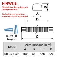 flexibles Rohr MF - OPT