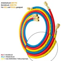Monteurhilfe R32 und R410 für Splitklimaanlagen inkl. schwarzem Transportkoffer
