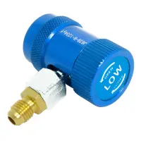 KFZ Klimaanlagen Monteurhilfe für Kältemittel R1234yf inkl Schnellkupplung HD/ND