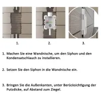 UP/AP Trockensiphon / Kugelsiphon REGIO mit Kugeldichtung für Kondensatabführung Klimaanlage