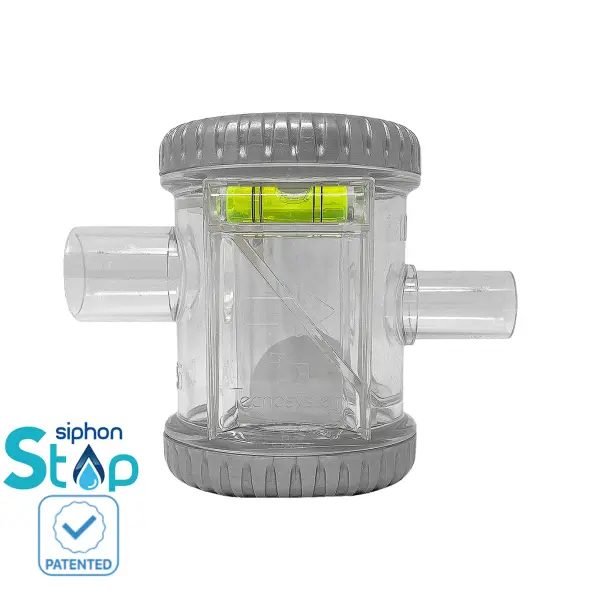 SIPHON STOP 25 (ID 25mm - AD 21mm) - Kugelsiphon mit automatischer Geruchsbarriere für die Kondensatwasserableitung [SCD300005]