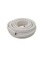 LUVAQ Kupfer-Kälterohr 20m Ring 9mm Isoliert 3/8 x...